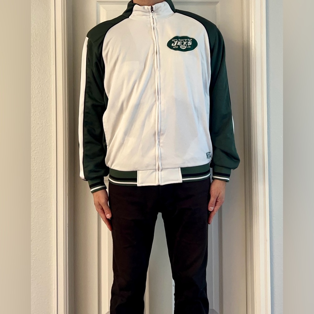 New York Jets NFL Warm Up Jacket Size Medium